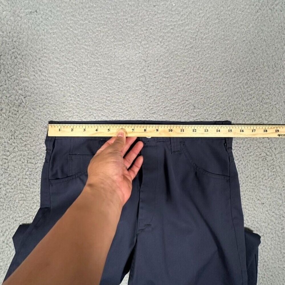 Unitog Pants Mens 30x29 Blue Vintage Canvas Union Made Casual Preppy Workwear - Picture 4 of 10